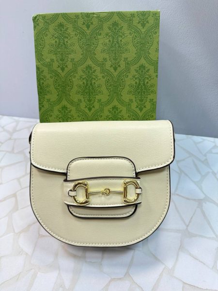 کیف دوشی زنانه گوچی Gucci شیری