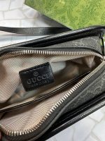 کیف دوشی گوچی مدل GG Supreme مشکی