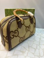 کیف دستی زنانه گوچی Gucci دسته بامبو صندوقی