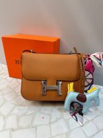 کیف دوشی هرمس زنانه چرمی