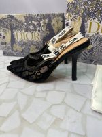 کفش پاشنه بلند دیور Dior زنانه توری مجلسی